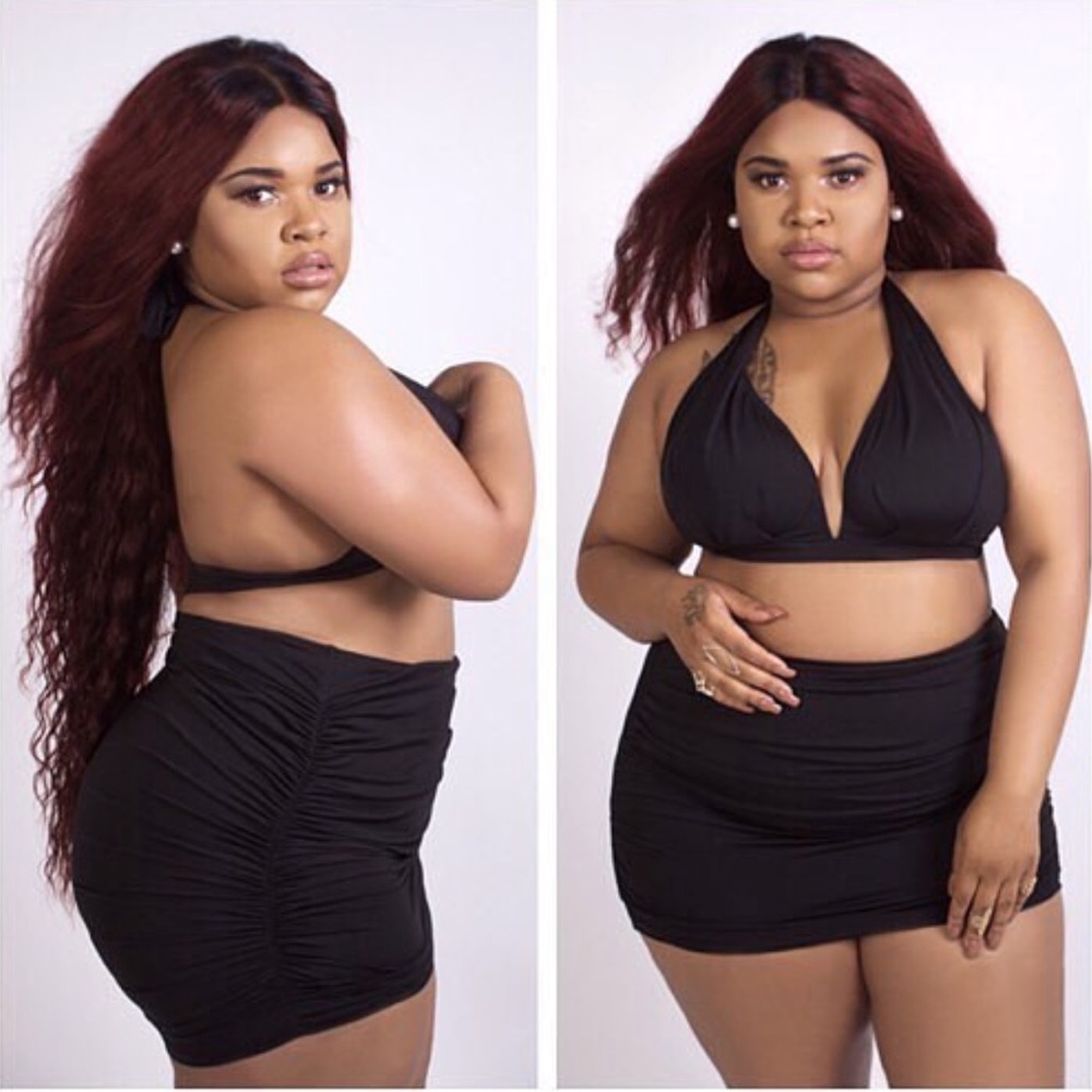 Plus size High Waist Bikini